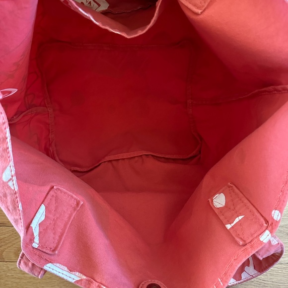 Juicy Couture Y2K Tote Bag Orange Pink Canvas Bag - Picture 10 of 16